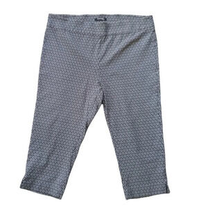 George Stretch  Capris Black White 20W